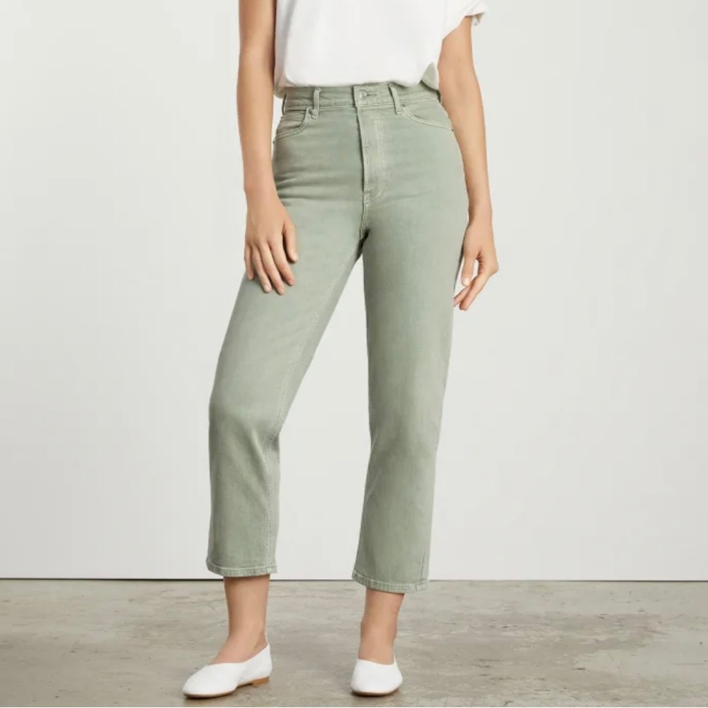Everlane 27 TALL Green Jeans